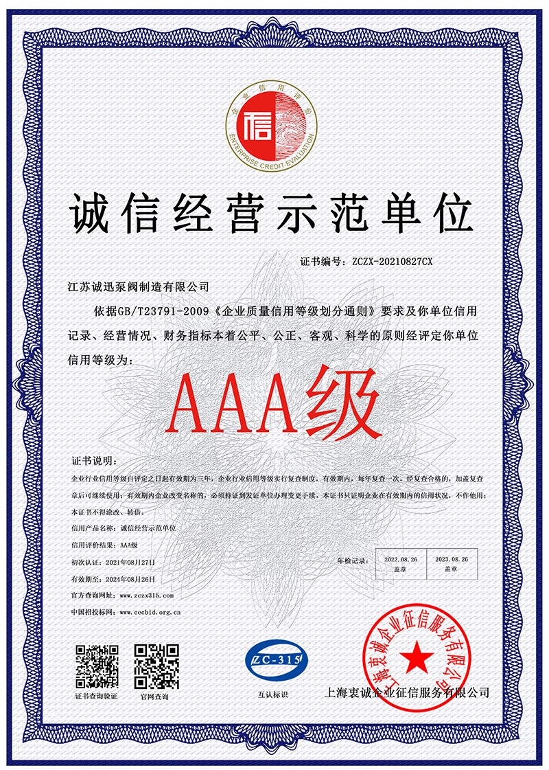 诚迅3A资质认证-2