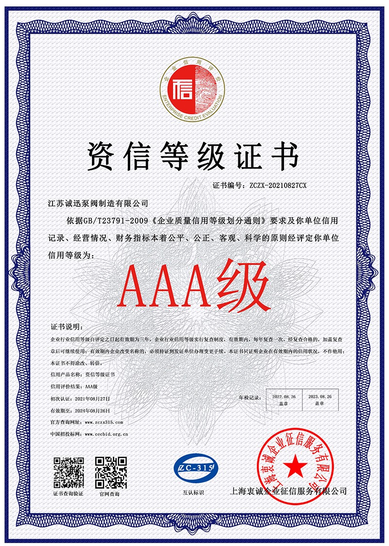 诚迅3A资质认证-6